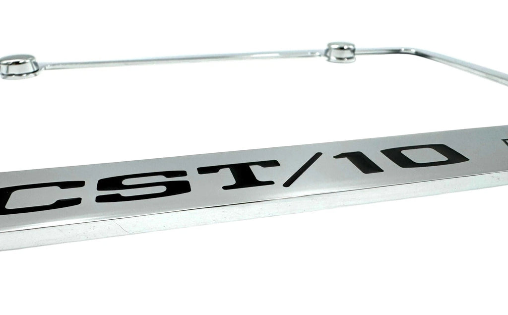 License Plate Frame Chrome Engraved for Chevrolet CST/10 (1980–1989)