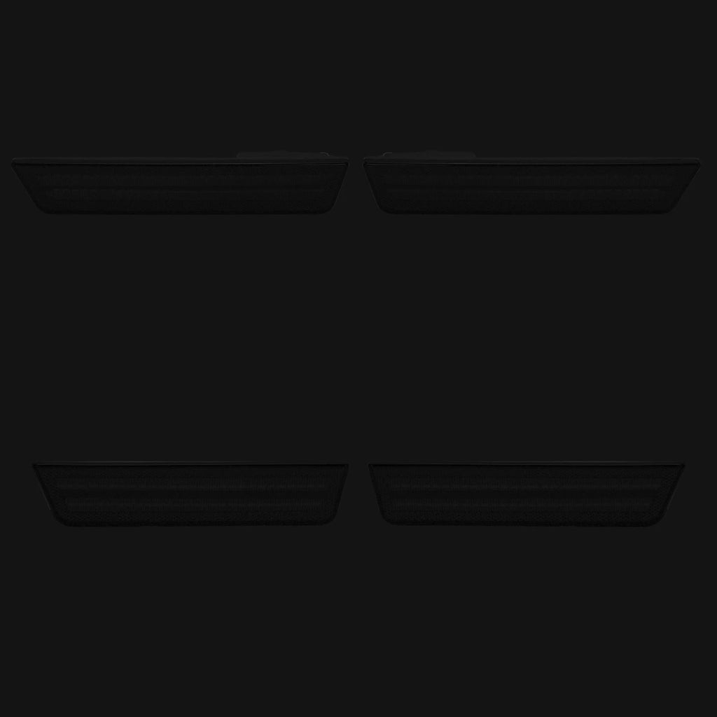 Set of 4 Smoked Bumper Side Marker Lights for Dodge Challenger/Charger (2008–2014)