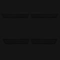 Set of 4 Smoked Bumper Side Marker Lights for Dodge Challenger/Charger (2008–2014)