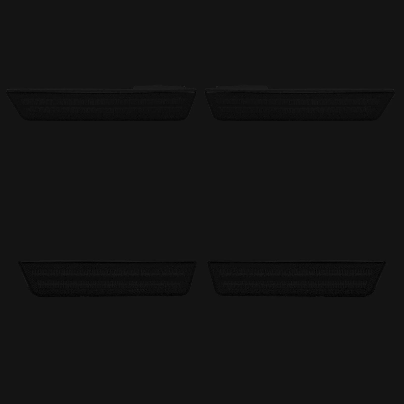 Set of 4 Smoked Bumper Side Marker Lights for Dodge Challenger/Charger (2008–2014)