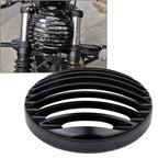 CNC Shallow Cut Headlight Grill Cover for Bobber (Fitment Specific)