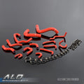 Silicone Radiator Coolant Hose Kit for Toyota Pickup (1990–1995) Red