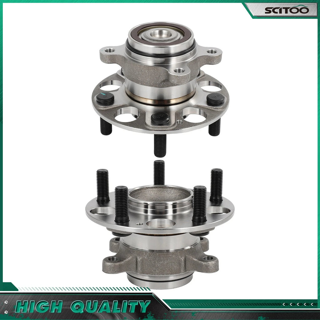2 Pcs Rear Wheel Bearing Hubs for Honda Civic (2012)