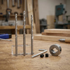 3PCS Countersink Drill Bit Set 283 32mm Hex Shank for Woodworking