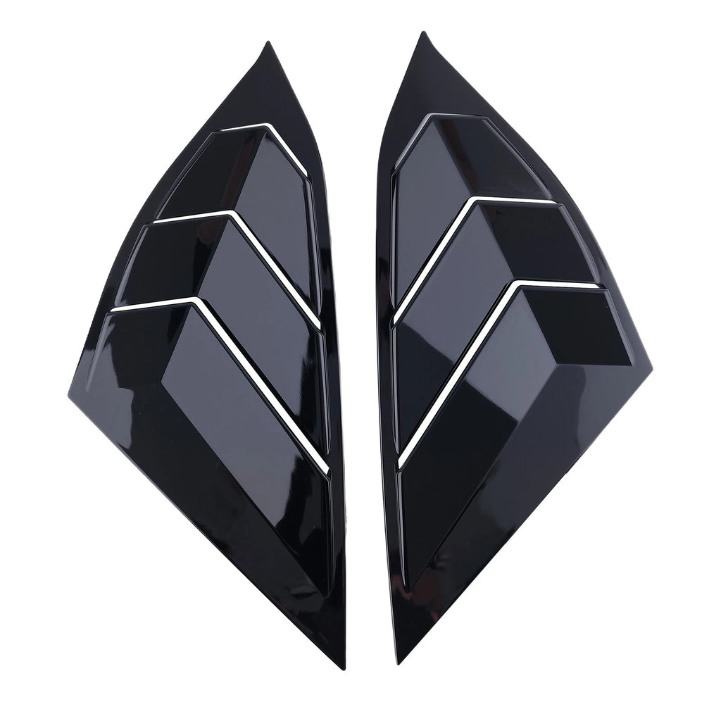 Gloss Window Louvers for Honda Accord (2018-2022) ABS Weatherproof Trim