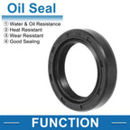 Set of 5 Oil Seal Rotary Shaft Seal Nitrile Rubber 25x36x7mm