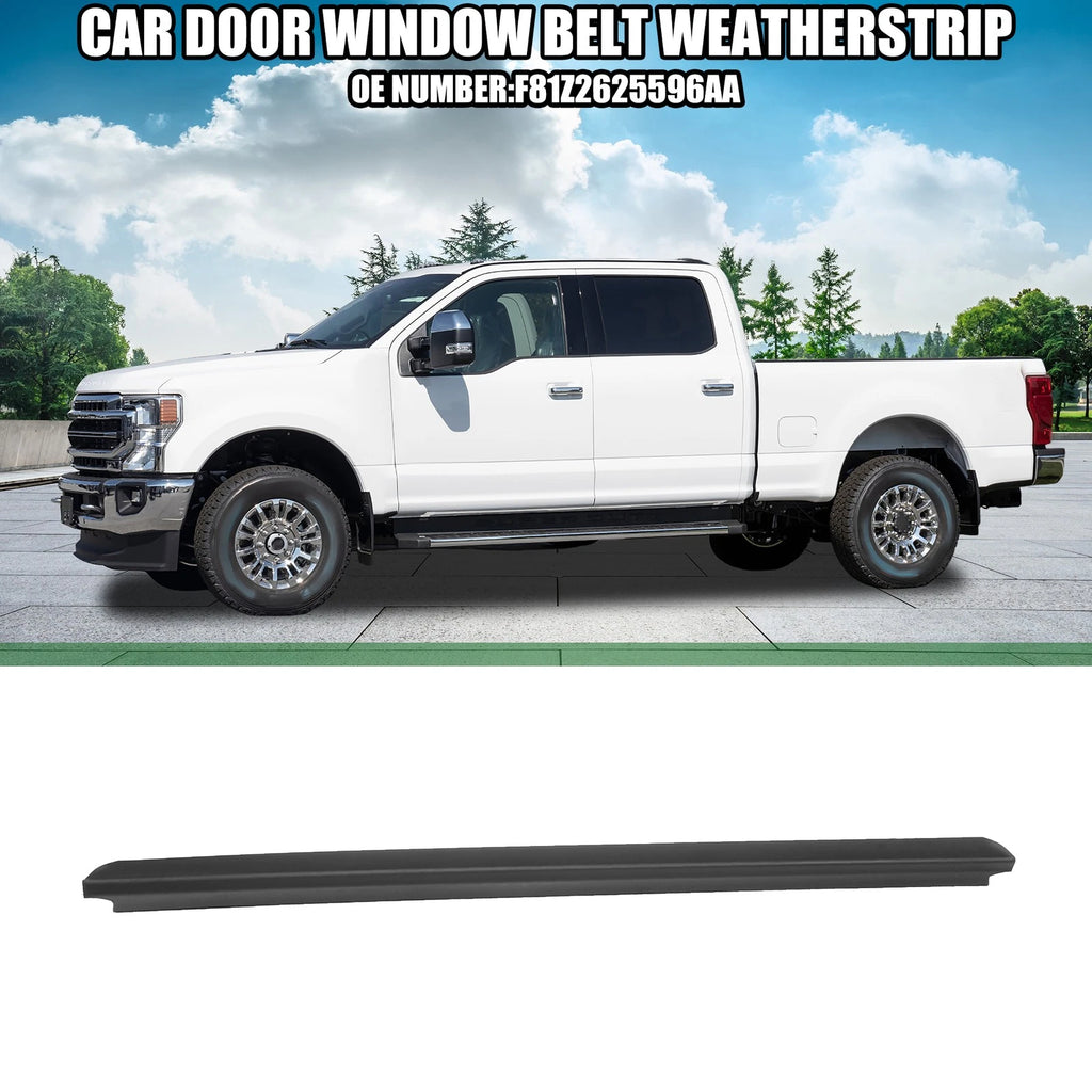 Set of 2 Door Window Belt Weatherstrip for Ford F-250 (1999–2016)
