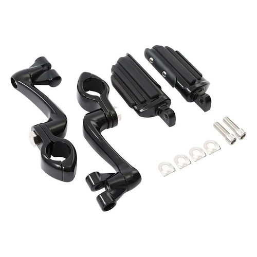 1 1/4" Engine Guard Highway Adjustable Male Mounting Footpegs for Motorcycle