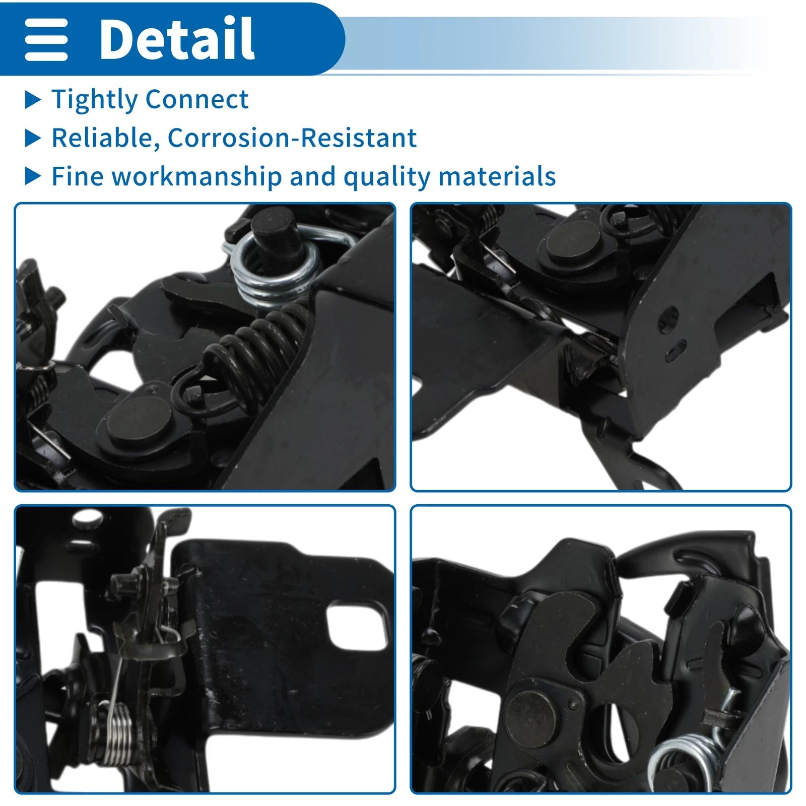 Hood Latch Assembly for Volkswagen Jetta (1999–2005) 1J0823509C