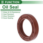 Set of 5 Oil Seal Rotary Shaft Seal FKM Rubber 26x38x7mm