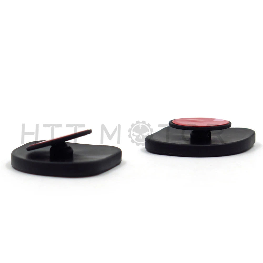 2X 360° Fan Shaped Blind Spot Stick-On Side View Mirrors for Auto