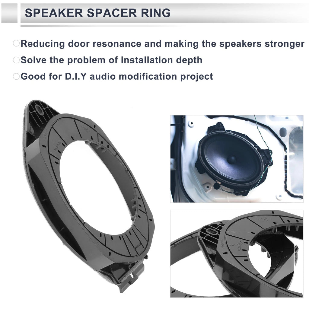 Set of 2 Speaker Spacer Rings for Buick 6x9" Tweeter