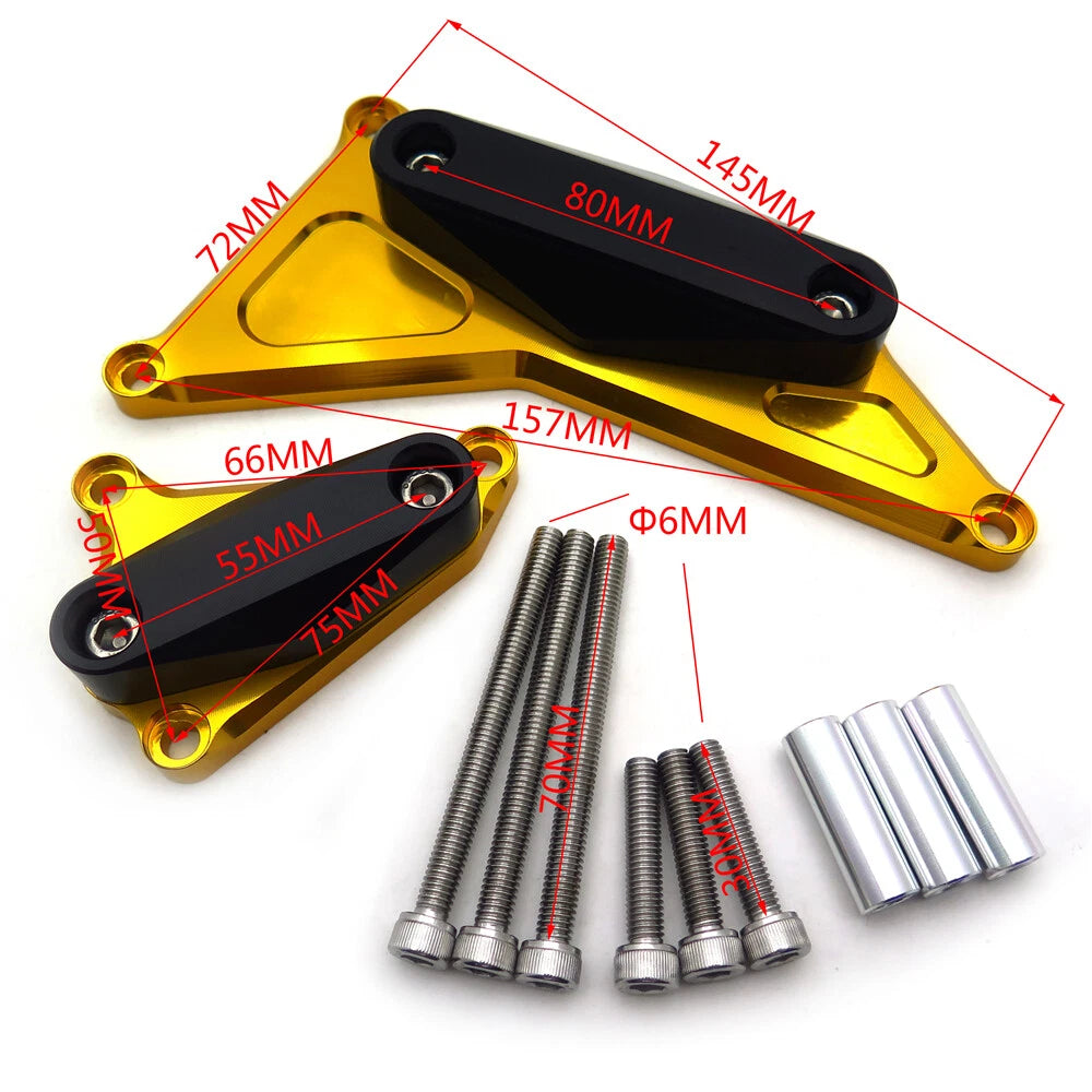 Engine Cover Frame Sliders Crash Protector for BMW S1000RR (2010–2017)