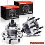 2X Rear Wheel Hub & Bearing Assembly with ABS for Chevy Malibu (2001–2003)