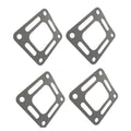 Set of 4 Manifold Riser Elbow Gaskets for Mercruiser 4.3 5.0 5.7 454 502