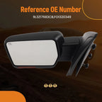 Left Side View Mirror for Ford F-150 (2009–2010) 9L3Z17683CB Heated Signal