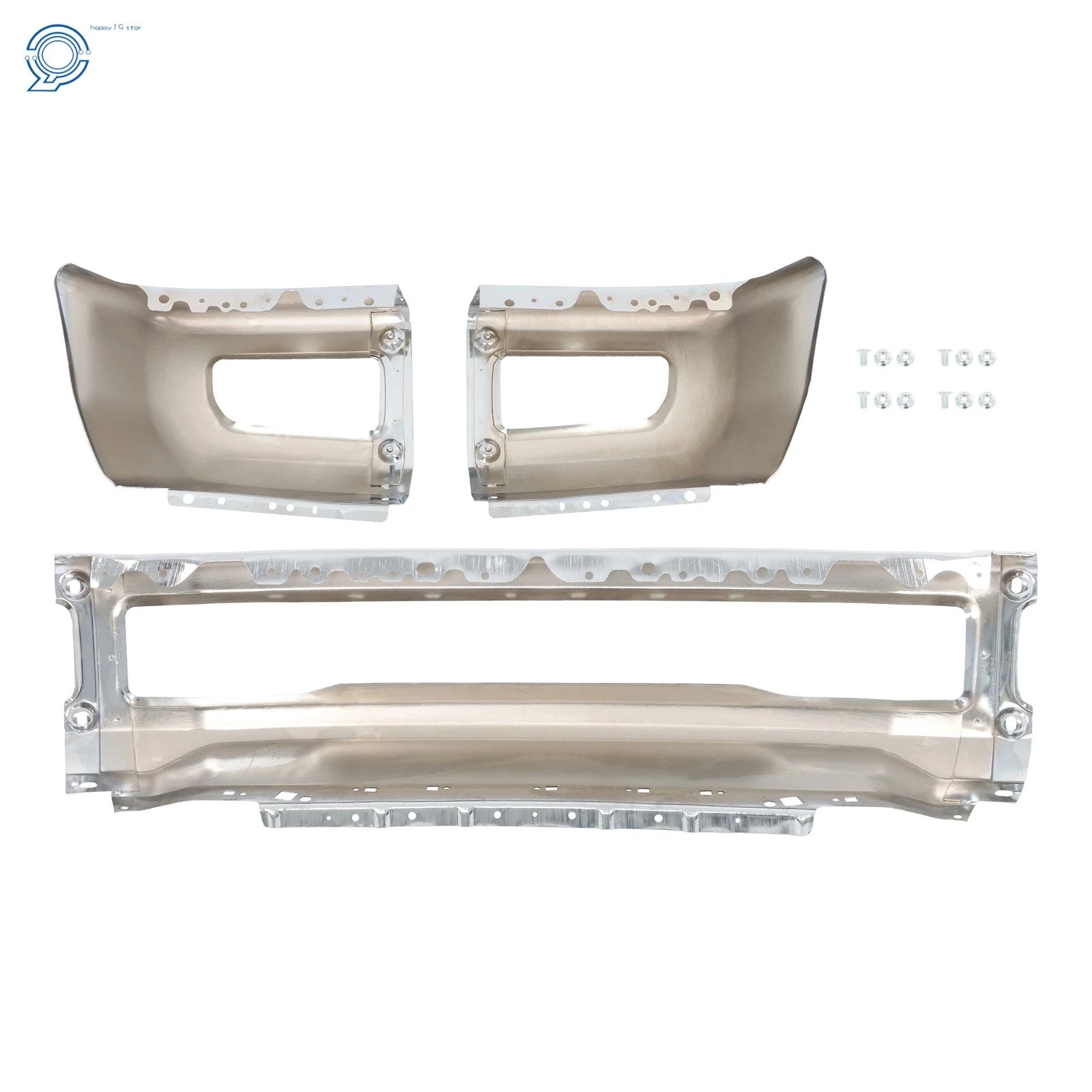 Split-Type Front Bumper for Ford F250 F350 (2017-2019) Chrome Steel
