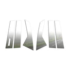 Diamond Grade 6pc Stainless Steel Pillar Post Covers for 2015-2024 Ford Edge
