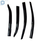 Set of 4 Mugen Style Wavy Window Vent Visors for Toyota Corolla (2014–2019)