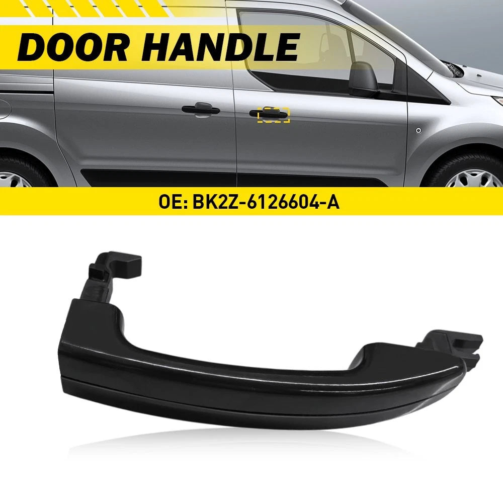 Exterior Door Handle for Ford Transit (2015–2019) - Black, Front, Driver/Passenger