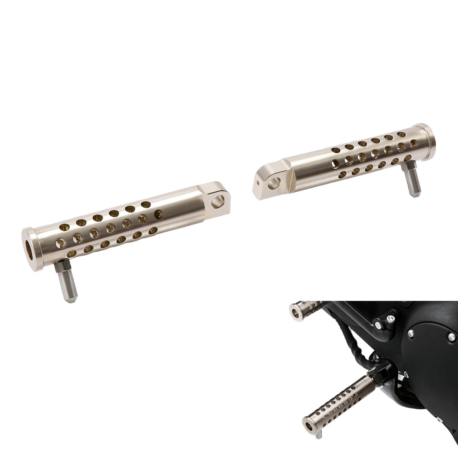 Footpegs for Harley Sportster XL883 1200 (2007–2010) Titanium