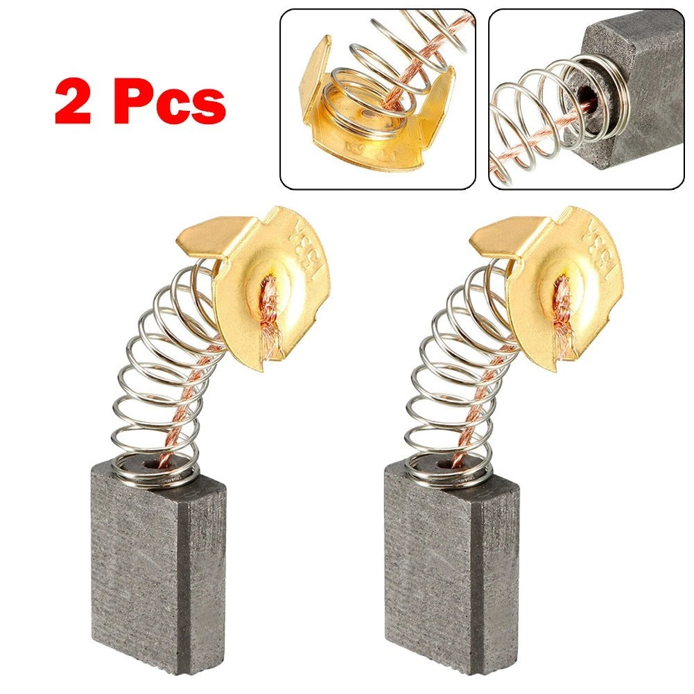 Set of 2 Carbon Brushes for Power Tools (16mm x 13mm x 6mm)