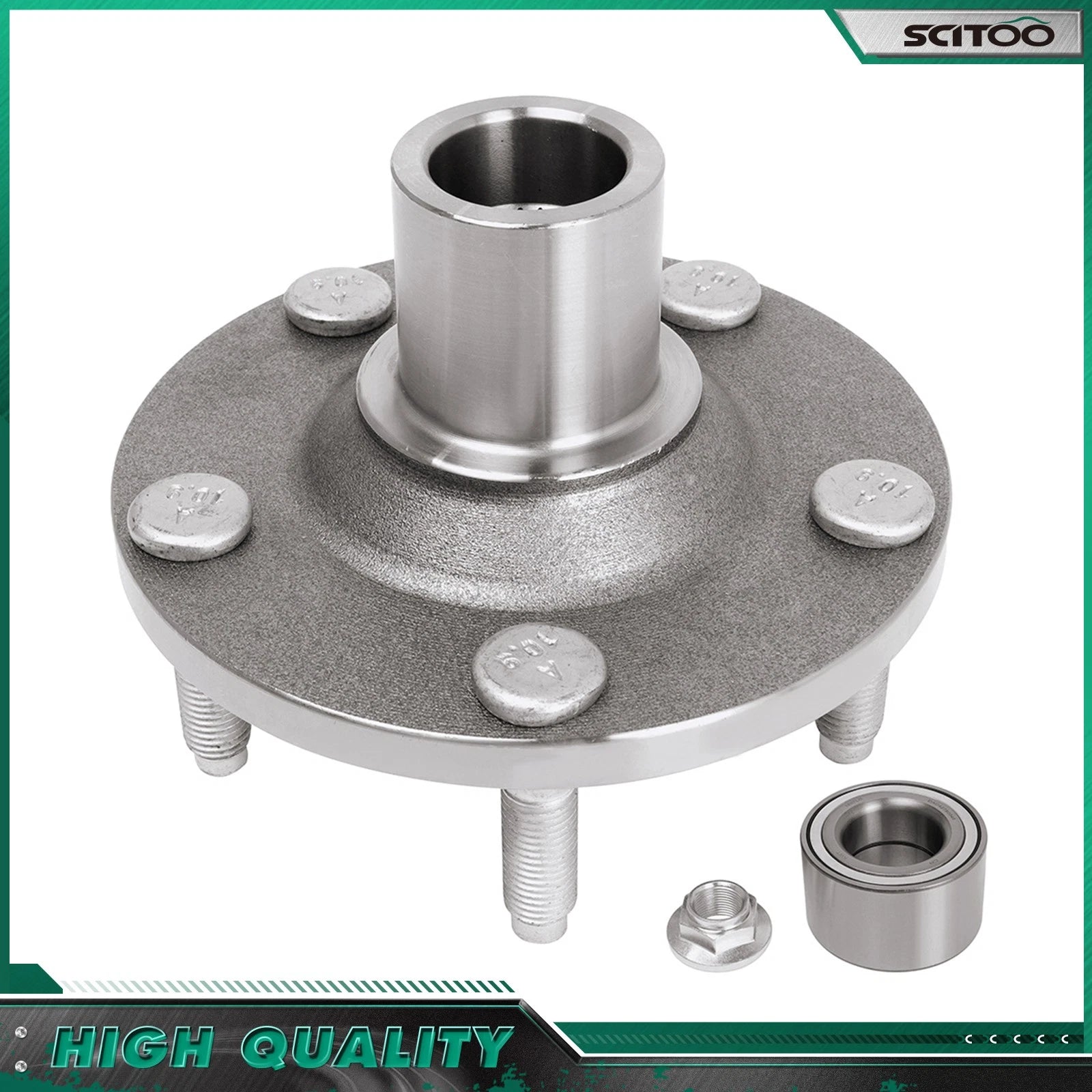 Front Wheel Bearing and Hub for Mazda Tribute (2001–2011) 5 Bolts