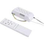 Ceiling Fan Light Controller with 6 Remotes for 220V Systems