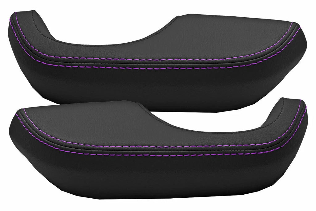 Rear Handle Door Armrest Panel Cover for BMW E28 (1982–1988) Purple Stitch
