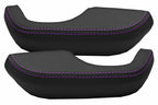 Rear Handle Door Armrest Panel Cover for BMW E28 (1982–1988) Purple Stitch