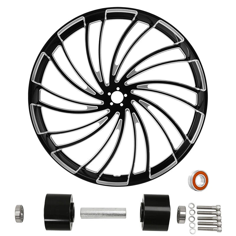 26" Front Wheel Rim & Dual Disc Hub for Harley Road Glide (2008–2025)