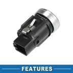 Engine Start Stop Switch Button for Audi A6 (2016–2018) 4G1905217A Silver Tone