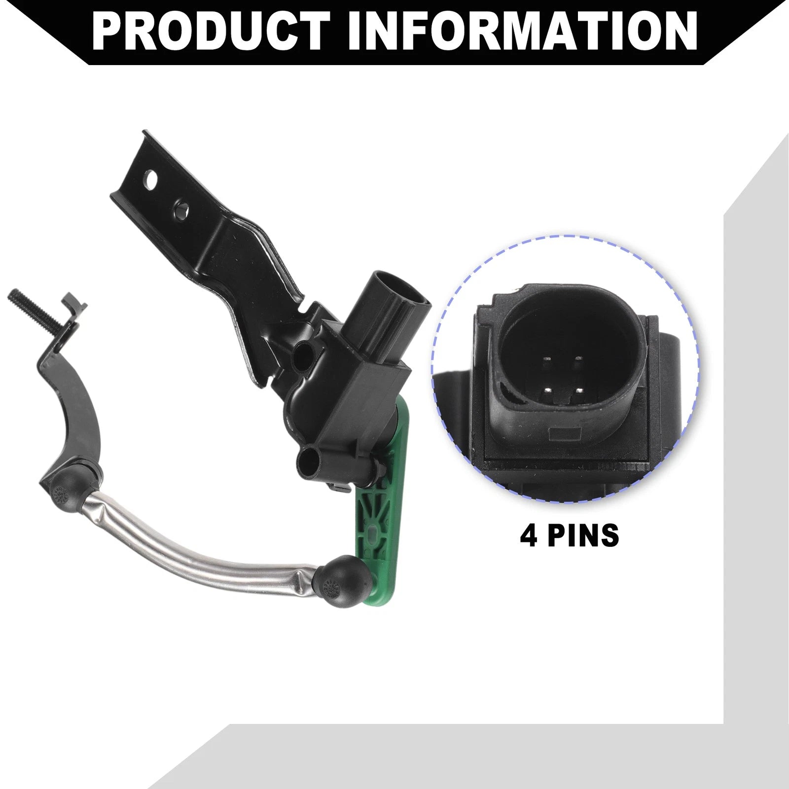 Suspension Ride Height Level Sensor for Audi A3 (2015–2020) - 5Q0412522C