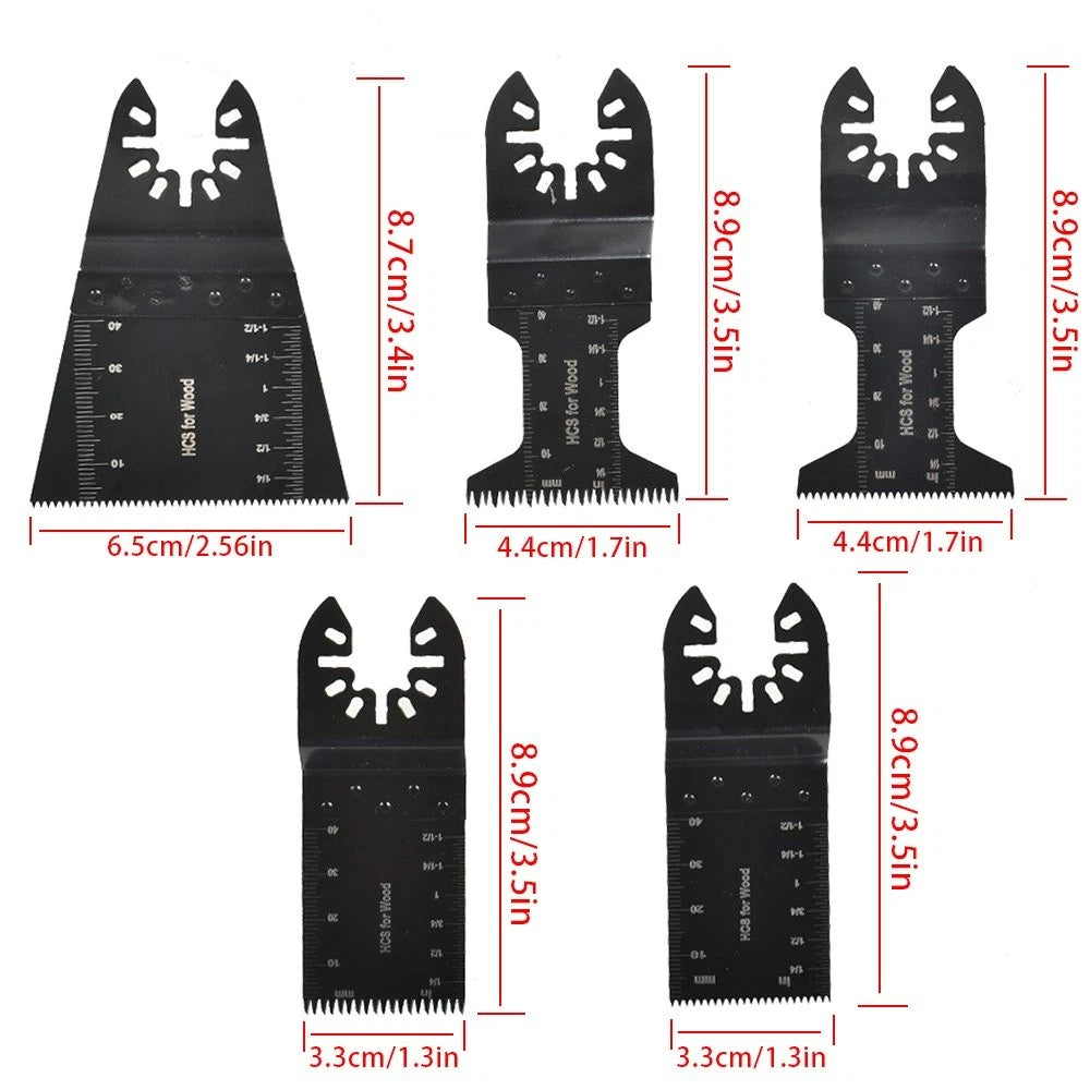 40-Pc Oscillating Tool Accessories Kit for Universal Multitools