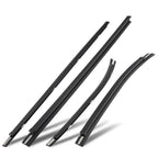 Set of 4 Door Window Moulding Trim Weatherstrip for Toyota Tacoma (1995–2004)