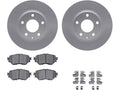 Front Brake Pad and Rotor Kit for Mazda 3 Sport (2014–2018) KV572ZX