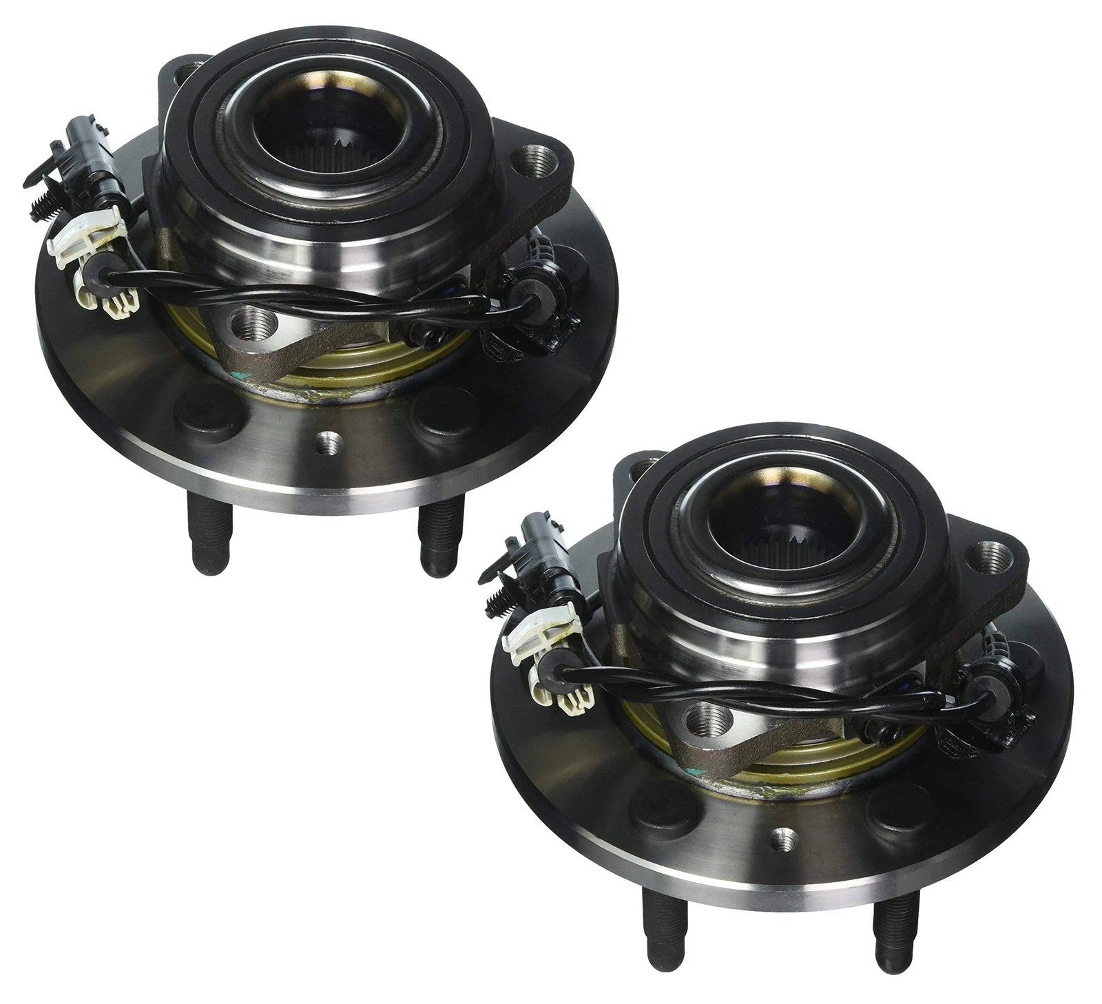 Set of 2 Rear AWD Wheel Bearings and Hub Assemblies for GMC Yukon