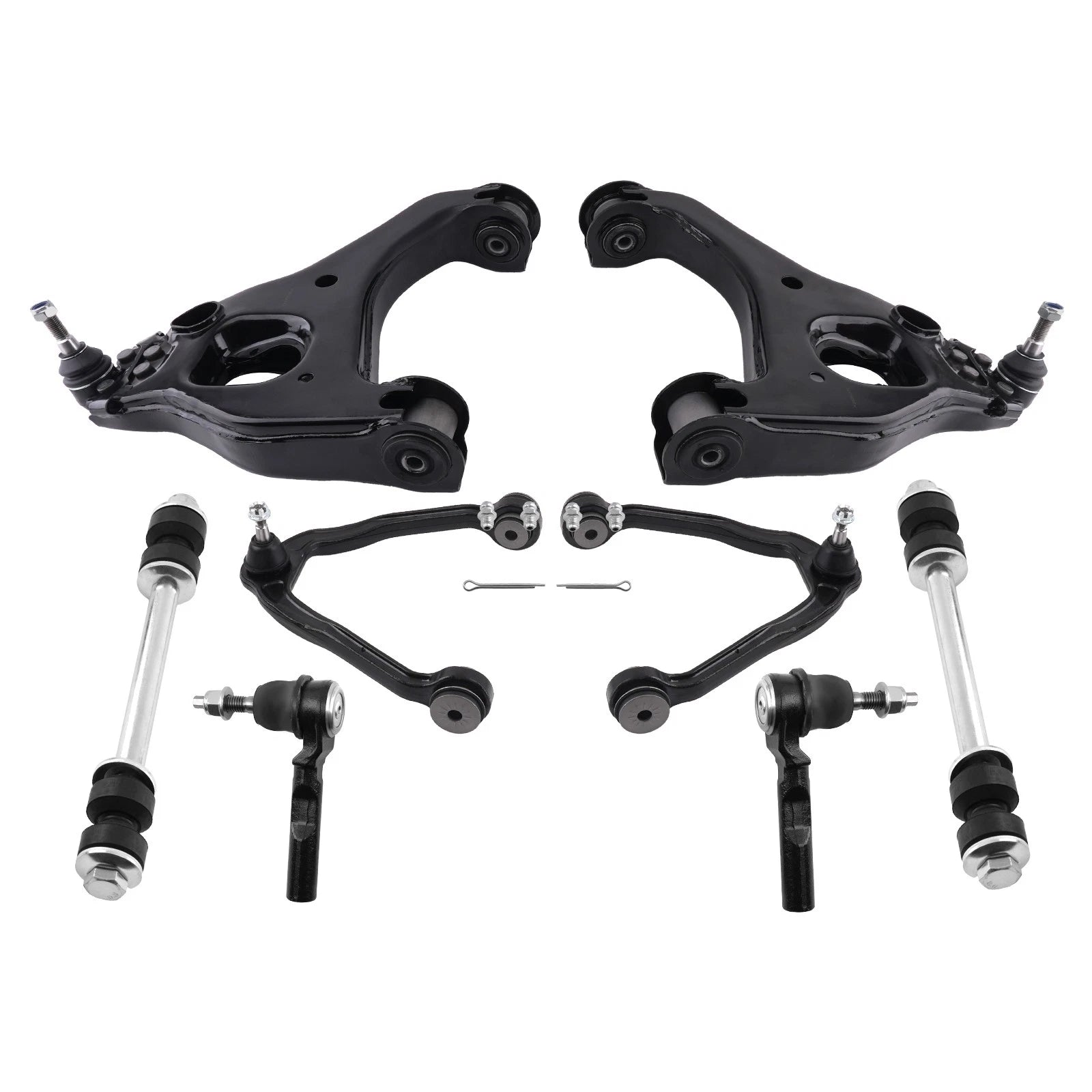 8x Front Suspension Control Arms Kit for Chevy Silverado Sierra 1500 (1999–2006)