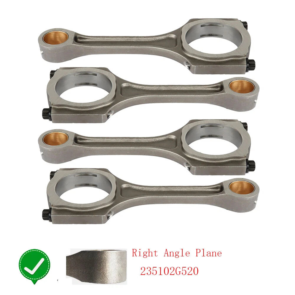 Set of 4 Connecting Rods for Kia Sorento, Optima, Hyundai Sonata (2011–2013)