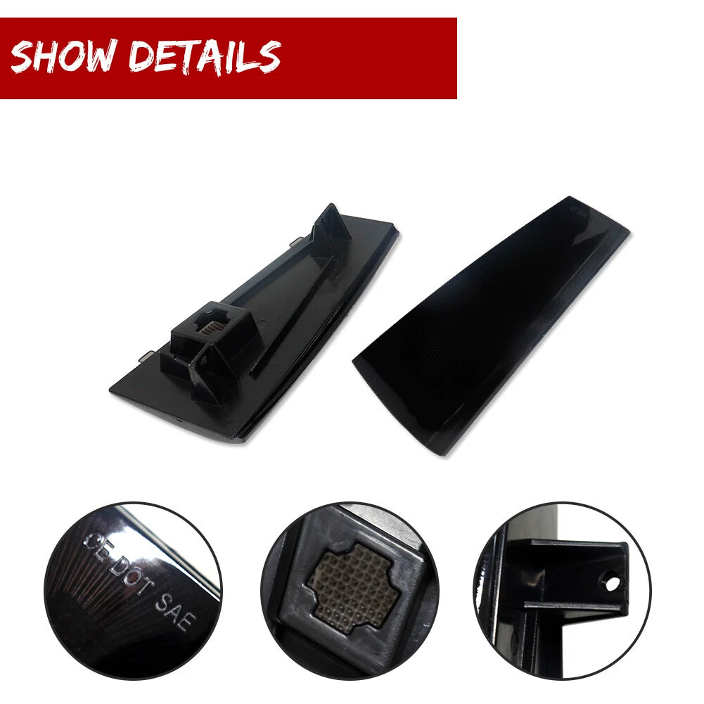 Front Side Marker Light Housings for Chevy El Camino & Malibu (1980–1981)