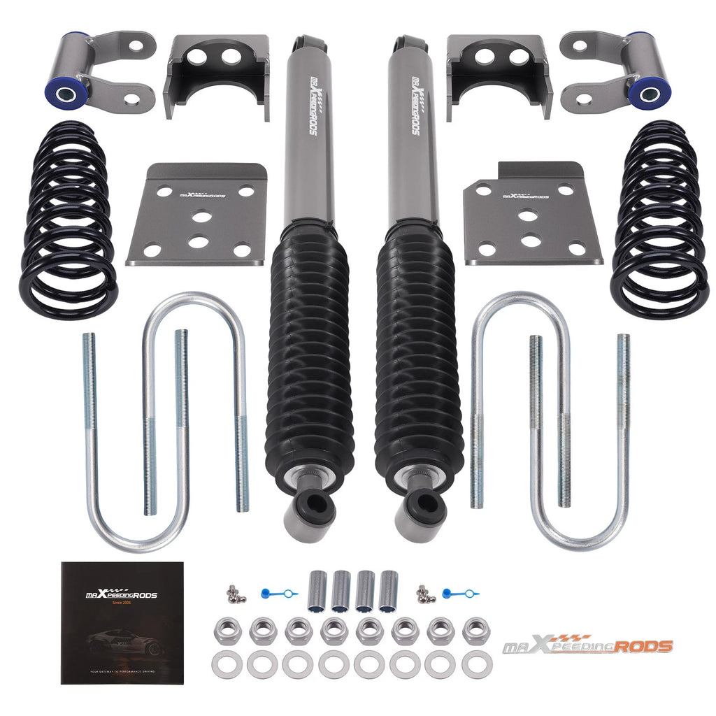 3" Front 5" Rear Lowering Kit for Ford F-150 2WD (2015–2020)