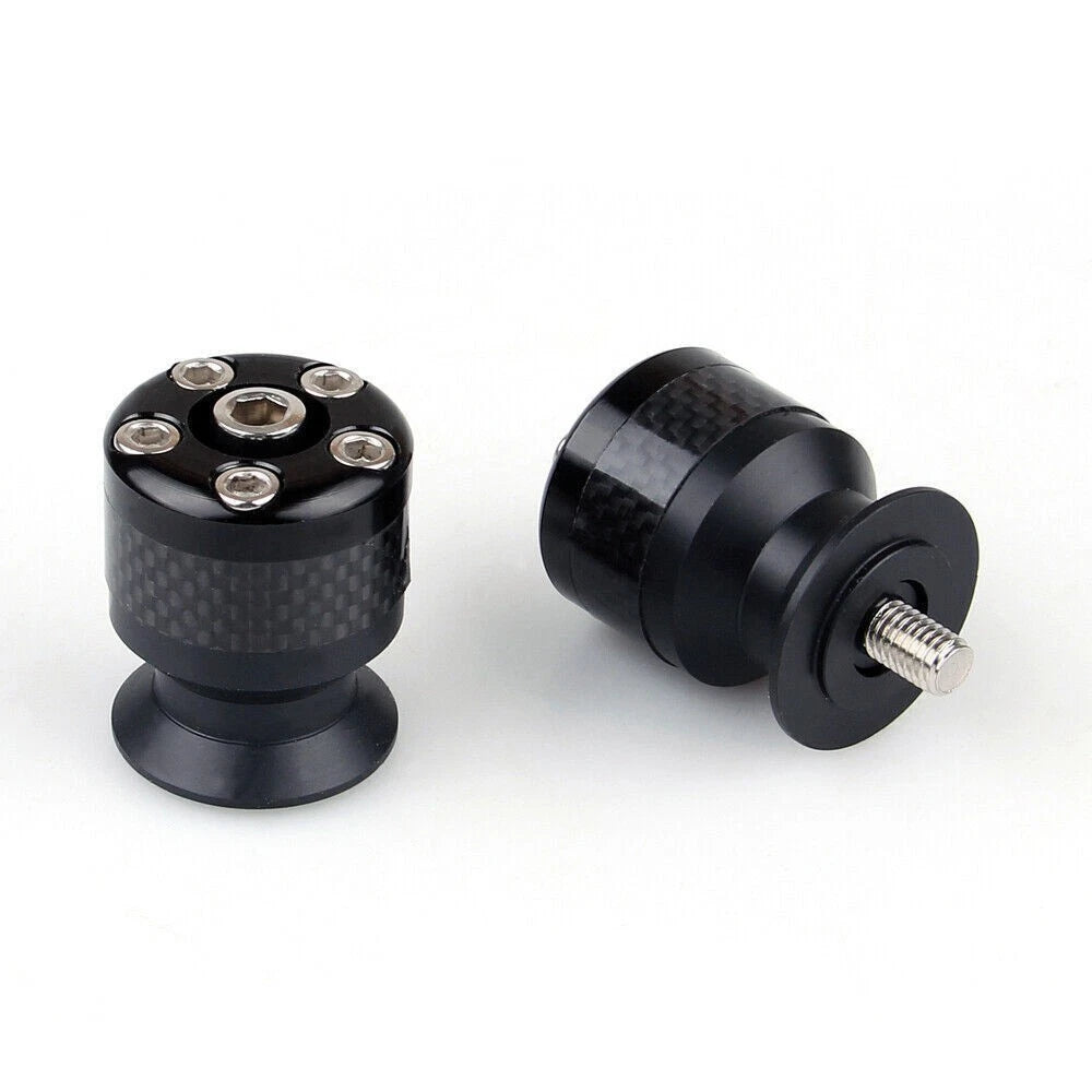 CNC Carbon Fiber 8mm Swingarm Sliders Spools for Universal Motorcycle