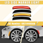 2X Front Rear LED Side Marker Light 68214405AA for Dodge 