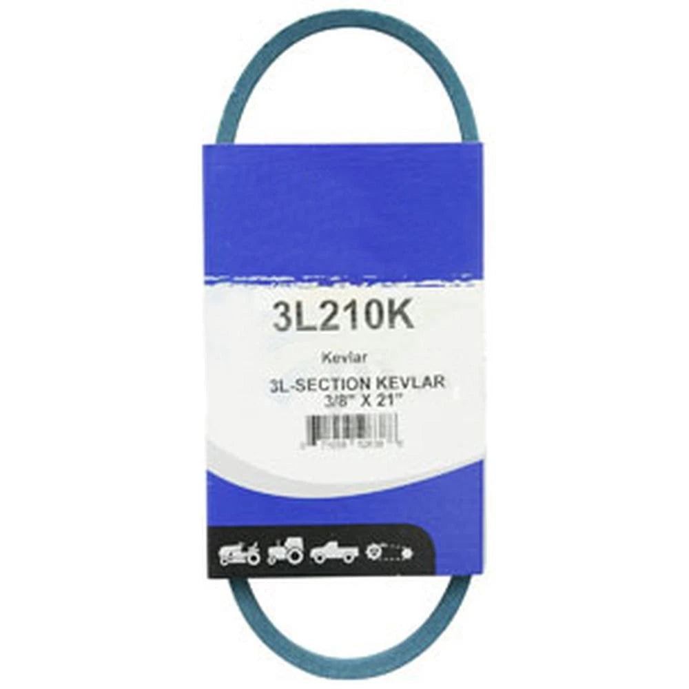 3/8" x 21" Blue V Belt for Various Applications (Aramid)