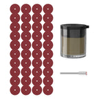 40-Pack Sandpaper Discs 120 Grit 20mm Diameter for Electric Grinder