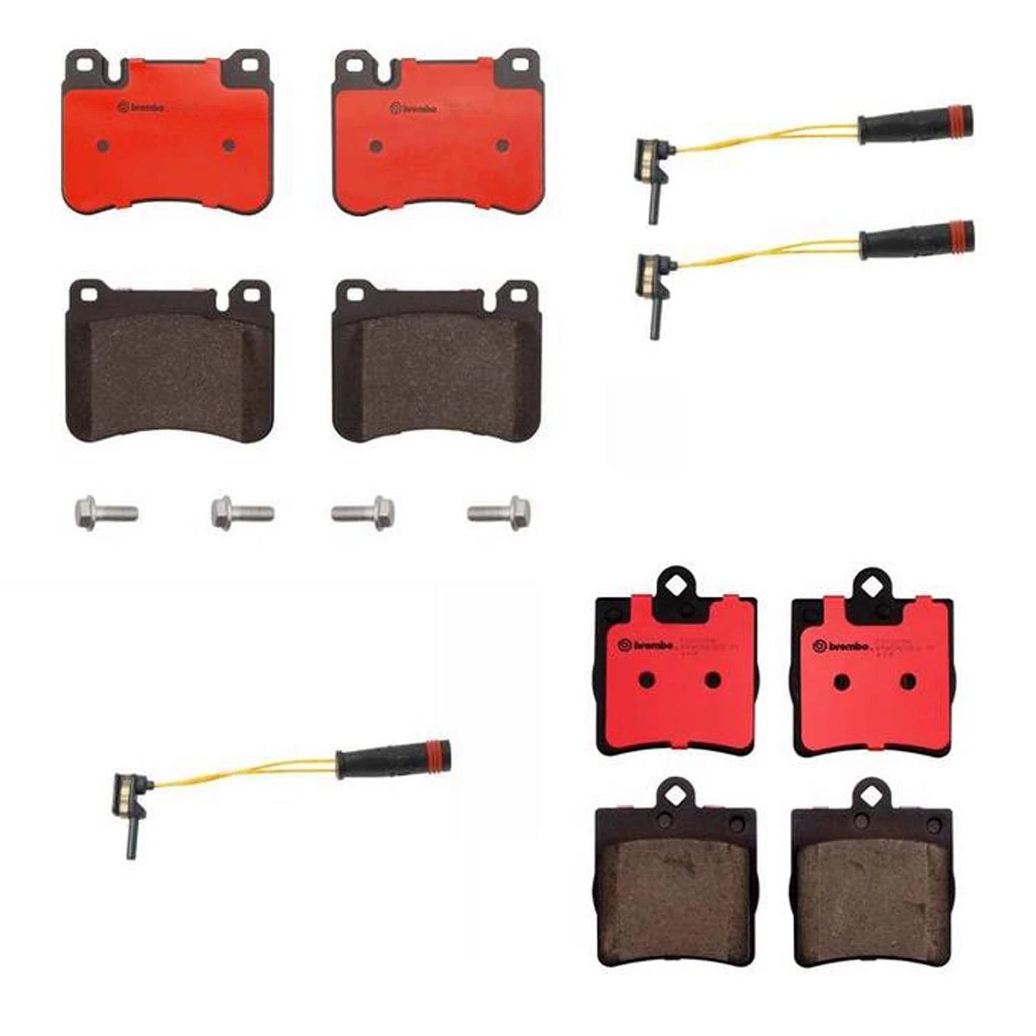 Brembo Ceramic Brake Pads Sensors Kit for MB W203 C240 (2001–2007)