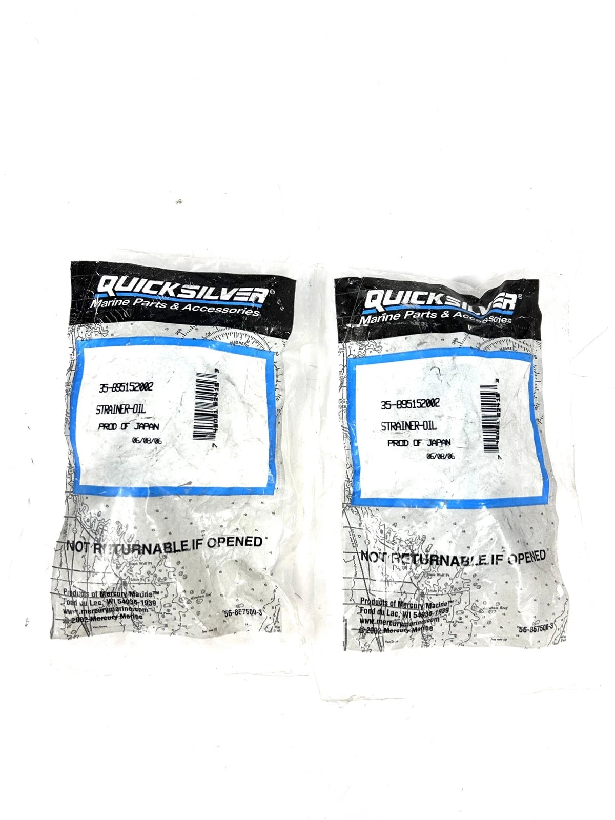 2X Oil Strainer for Quicksilver 35-895152002 (OEM)