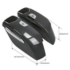 Hard Saddlebags with 6.5'' Speaker Cutouts for Indian Chieftain (2019–2025)