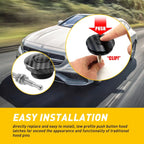 2X Hood Bonnet Quick Release Pins Lock Clip for Car Bumper (Carbon)