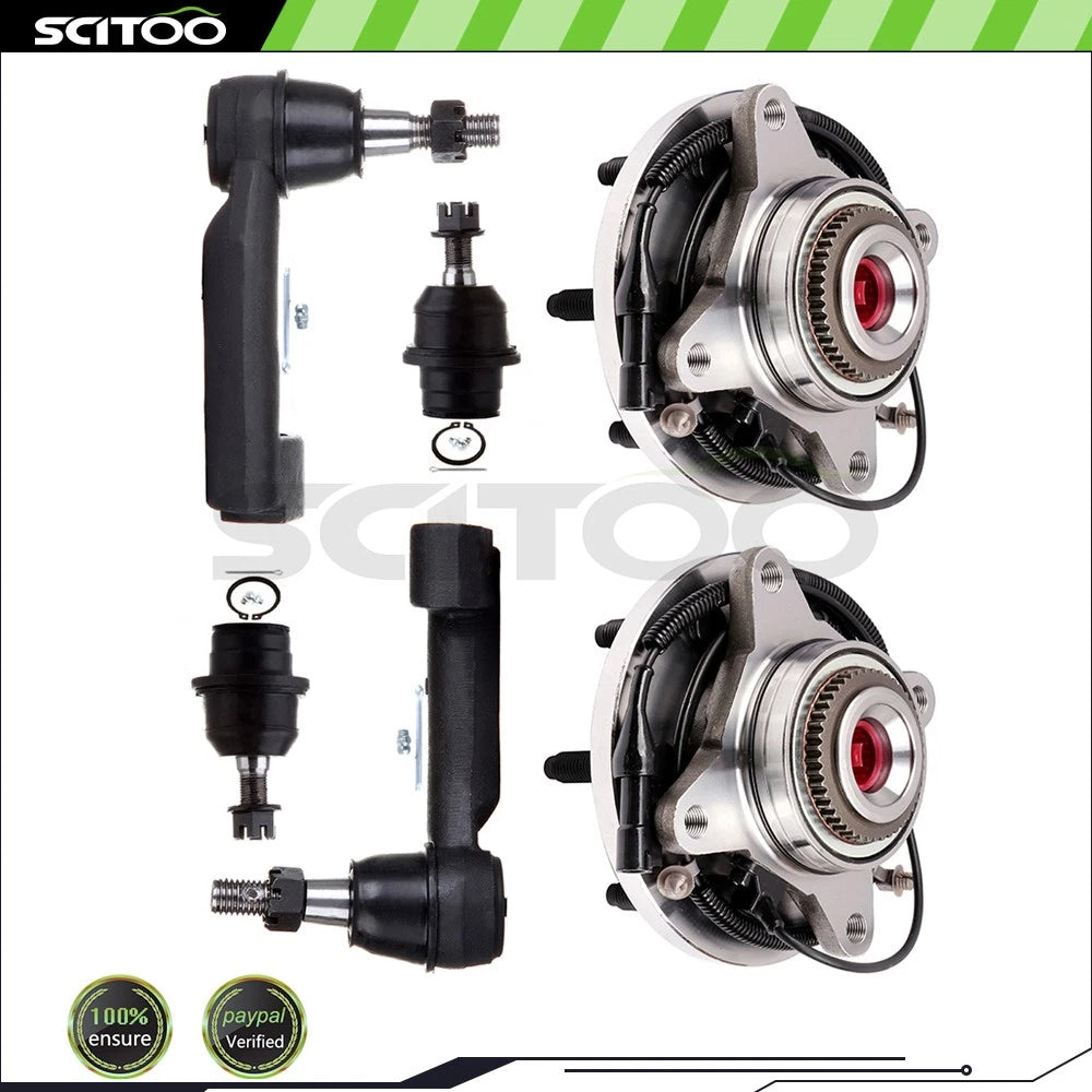 Front Ball Joints & Tie Rod End Links for Ford F-150 (2009–2010)